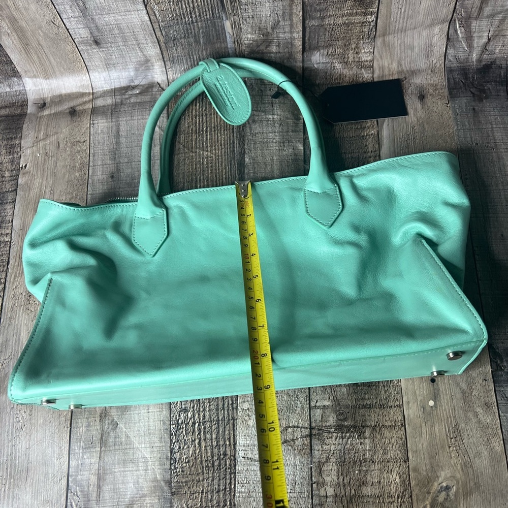 A. TESTONI top handle medium Leather shoulder Handbag - Picture 9 of 16